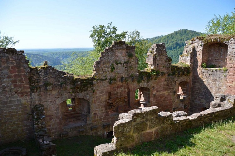 Randonnée des forges de Jaegerthal aux châteaux de Windstein, Alsace