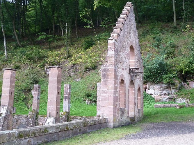Randonnée des forges de Jaegerthal aux châteaux de Windstein, Alsace
