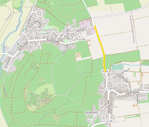 Piste cyclable - Dahlenheim / Scharrachbergheim