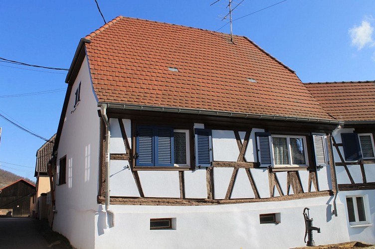 Maison en pan-de-bois rue des Prélats