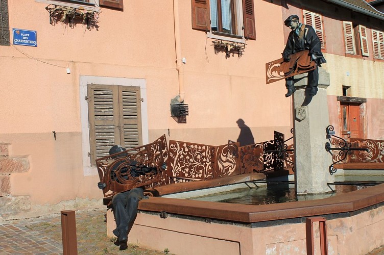 statues de Bodo Ebhardt et de Leo Schnug