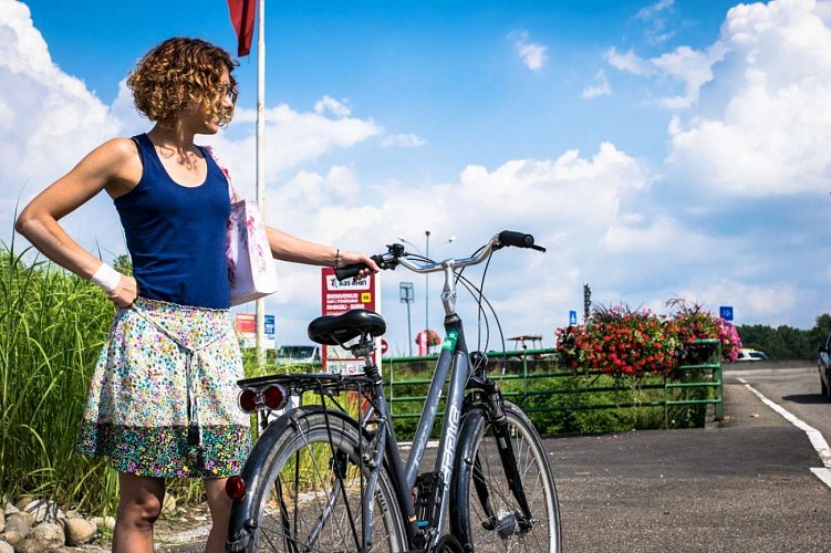 Cross-border cycling circuit Rhinau-Kappel-Weisweil