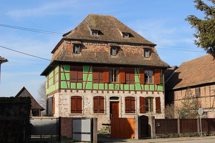 Circuit vélo dans le Ried