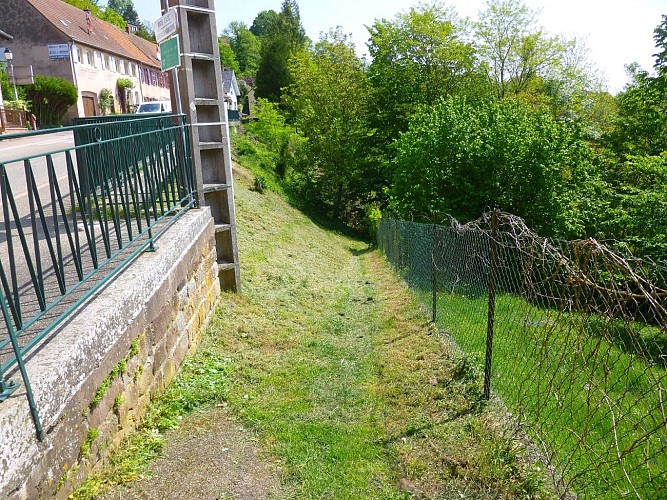 La balade commence par une belle descent