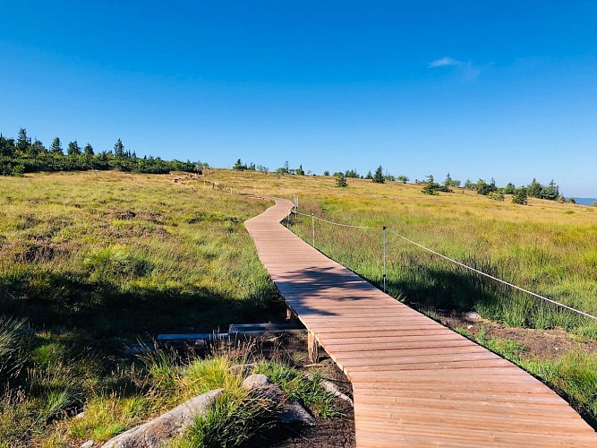 Hiking tour - the Rudlin waterfall by the Gazon du Faing