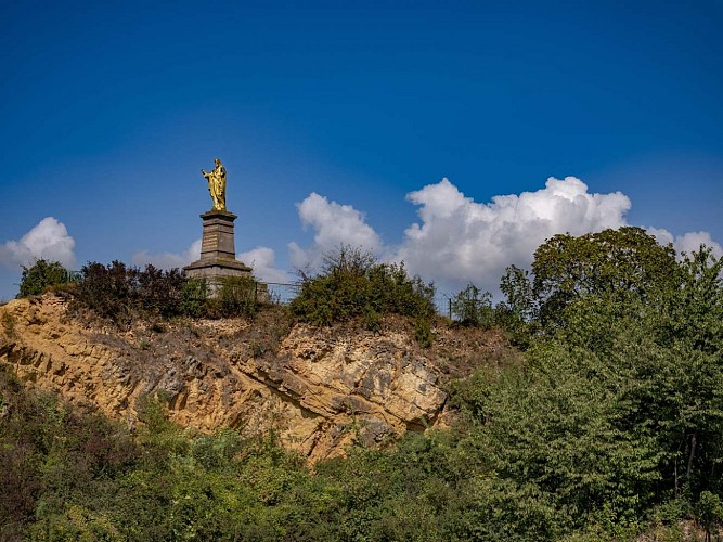 Statue Sacré-Coeur au Horn à Wolxheim