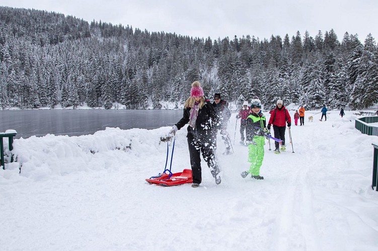 Snowshoe hikes in Tanet: Circuit 3 Boucle du Schupferen