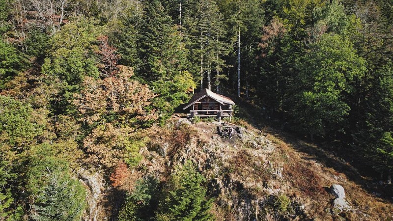 Wanderweg vom Chalet Wasserfall Schahling Hütte