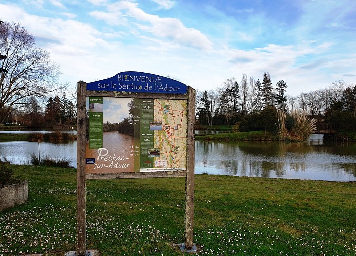 Sentier de l'Adour de Préchac à CahuzacsurAdour Parcours marche