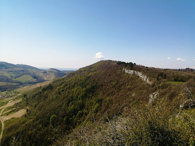 Panorama depuis le Rocher de St-Alban