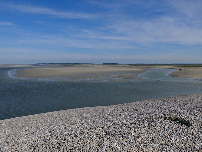 Plage galets - Le hourdel