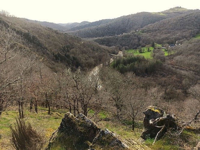 Vue sur la vallée