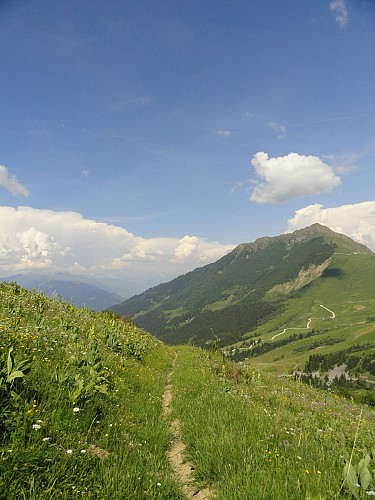 Parcours VTT enduro rouge L'Aquabike