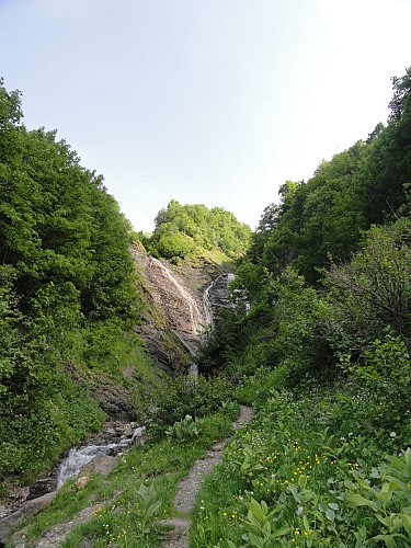 Parcours VTT enduro rouge L'Aquabike