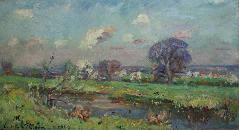 L'étang d'en haut au printemps ©Dominique Durin