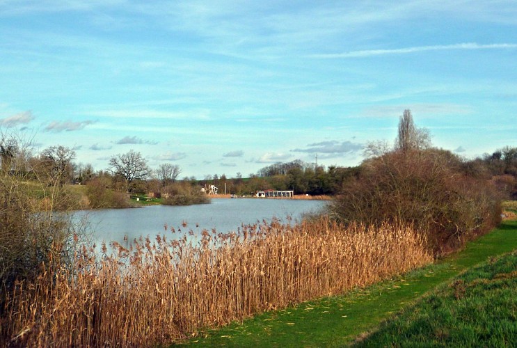 Zébulleparc - de l'autre côté de l'étang