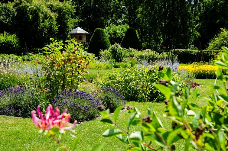 Les jardins de Bosmont-sur-serre, l'île aux quatre pigeonniers