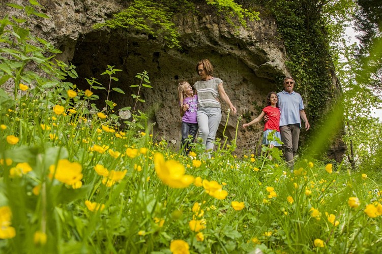 Le Jardin des Poilus est situé au pied de la falaise du Chemin des Dames à Paissy.