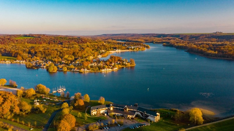 Center Parcs, domaine de l'Ailette vu du ciel_S.Premont