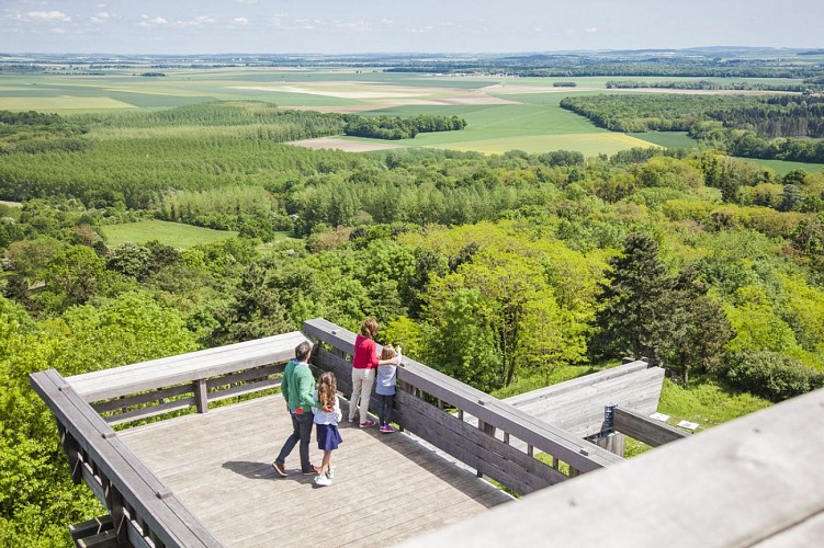 La tour-observatoire du Plateau de Californie à Craonne