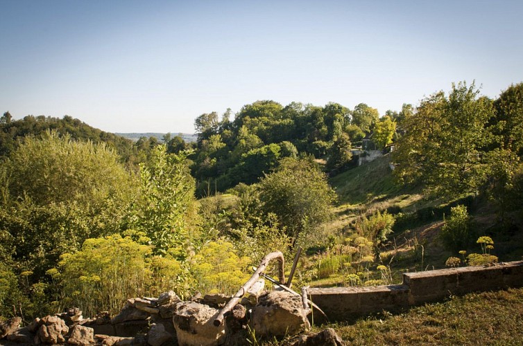 Le sentier des Creuttes dans le Laonnois