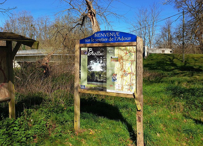 Sentier de l'Adour de Bazillac à Artagnan