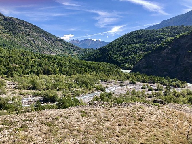 Confluence de la Durance et du Rabioux