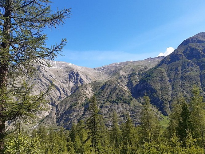 Le Pic de Chabrières et le Pic de Crévoux