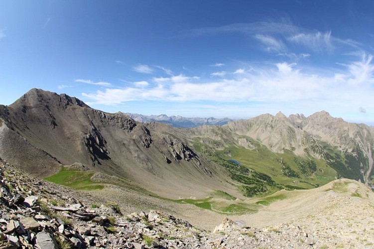 Lac Sainte Marguerite depuis les crêtes