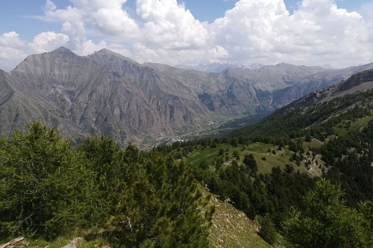 Point de vue sur la Vallée de Crévoux