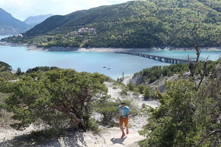 descente sur la baie de Chanteloube