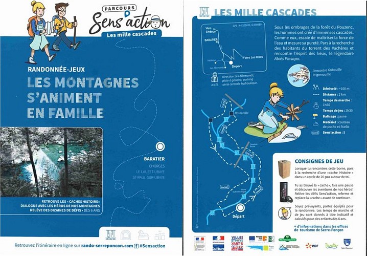 Parcours sens'action Les milles cascades