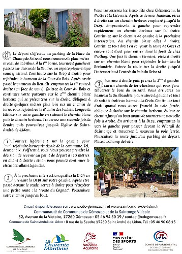 Circuit vélo n°9 St André de Lidon_Saint-André-de-Lidon