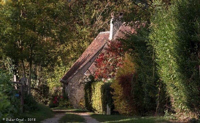 Parcours "rouge" de marche nordique de Frétigny
