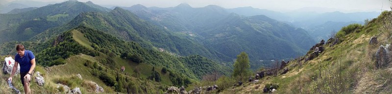 De Monte Poieto à Costa Serina, en passant par le Monte Suchello