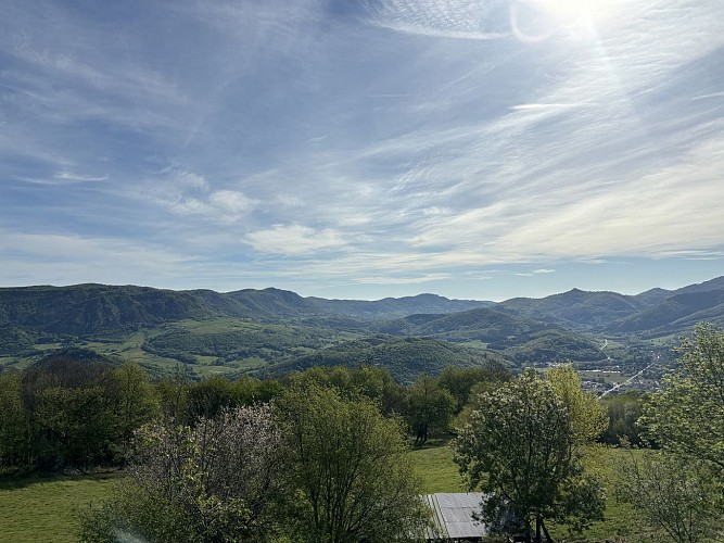 vue Le chemin des 3 cascades
