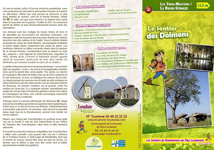 Le Sentier des Dolmens : Les Trois Moutiers/La Roche Vernaize