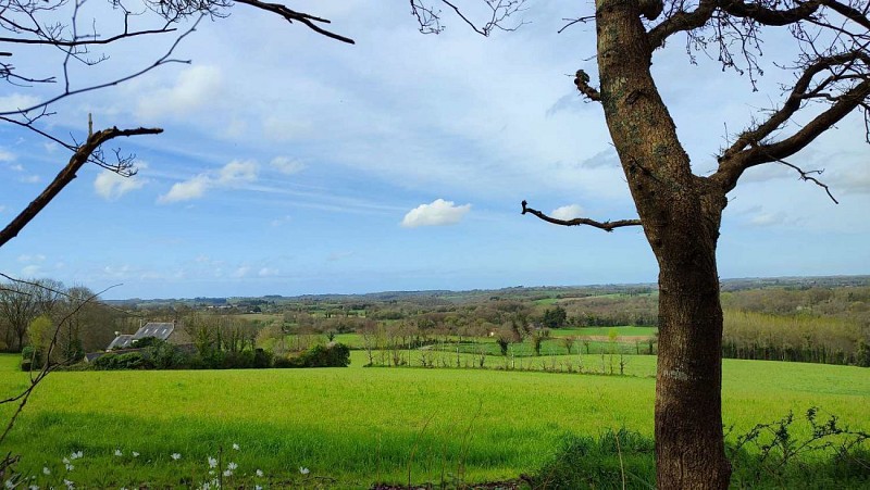 Vue sur la campagne Plufur