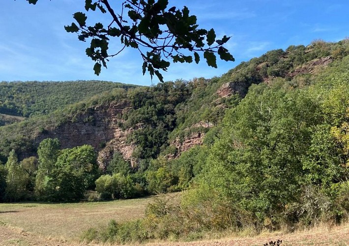 vue sur les falaises