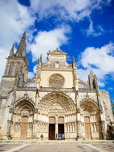 Bazas - cathédrale façade