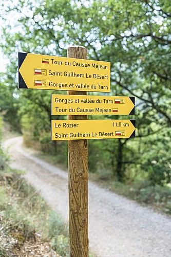 Signalétique GR® Les Vignes - ©Exo Dams