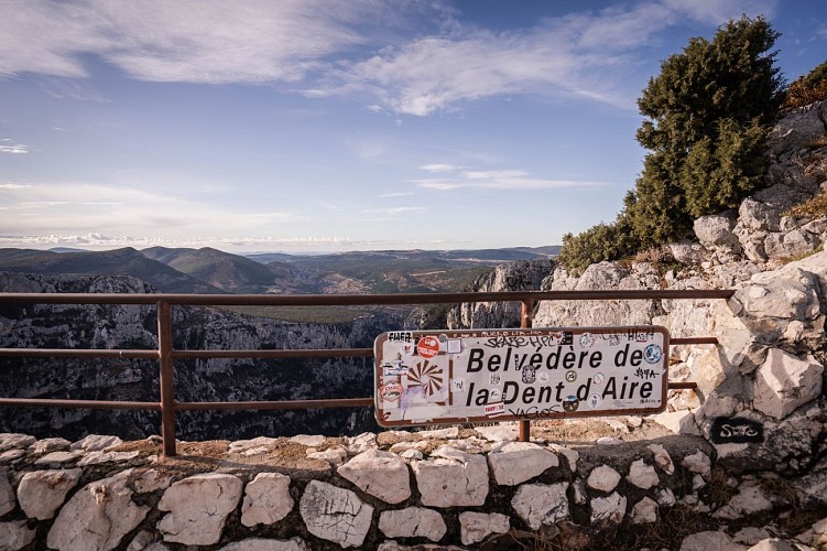 Chemin du Belvédère de la Dent d'Aire