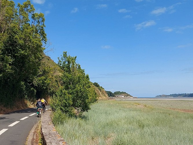 Parcours vélo vers le Cap Fréhel