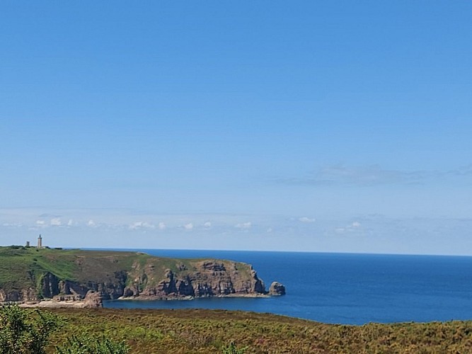 Parcours vélo vers le Cap Fréhel