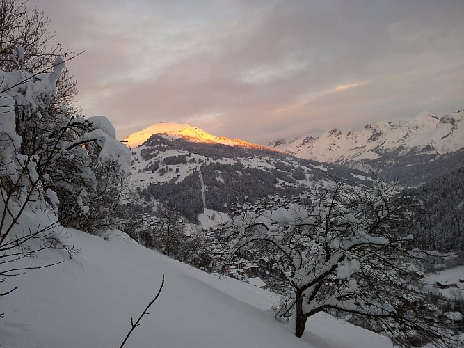 Sentiers raquettes au Grand-Bornand 27
