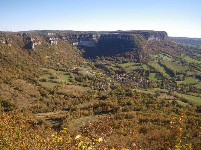Panorama sur le cirque de St-Paul des Fonts