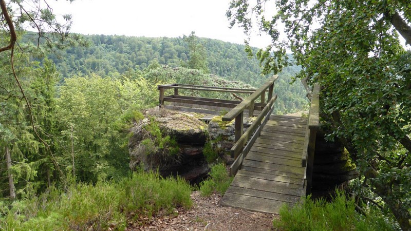 Village de vacances à La Petite Pierre (67): en surplombant le Johannisthal