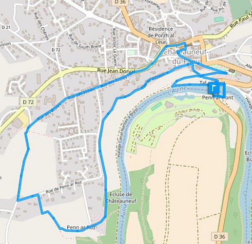 Châteauneuf-du-Faou : La Rozière