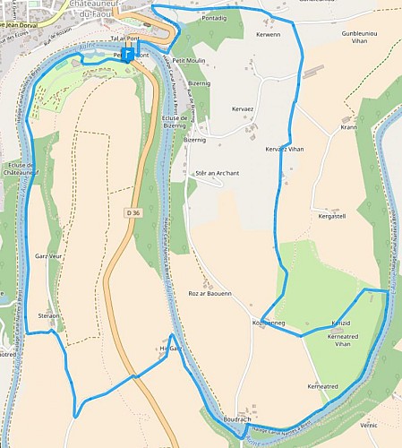 Châteauneuf-du-Faou : La Passerelle