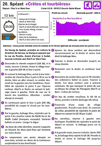 Spézet : Crêtes et tourbières